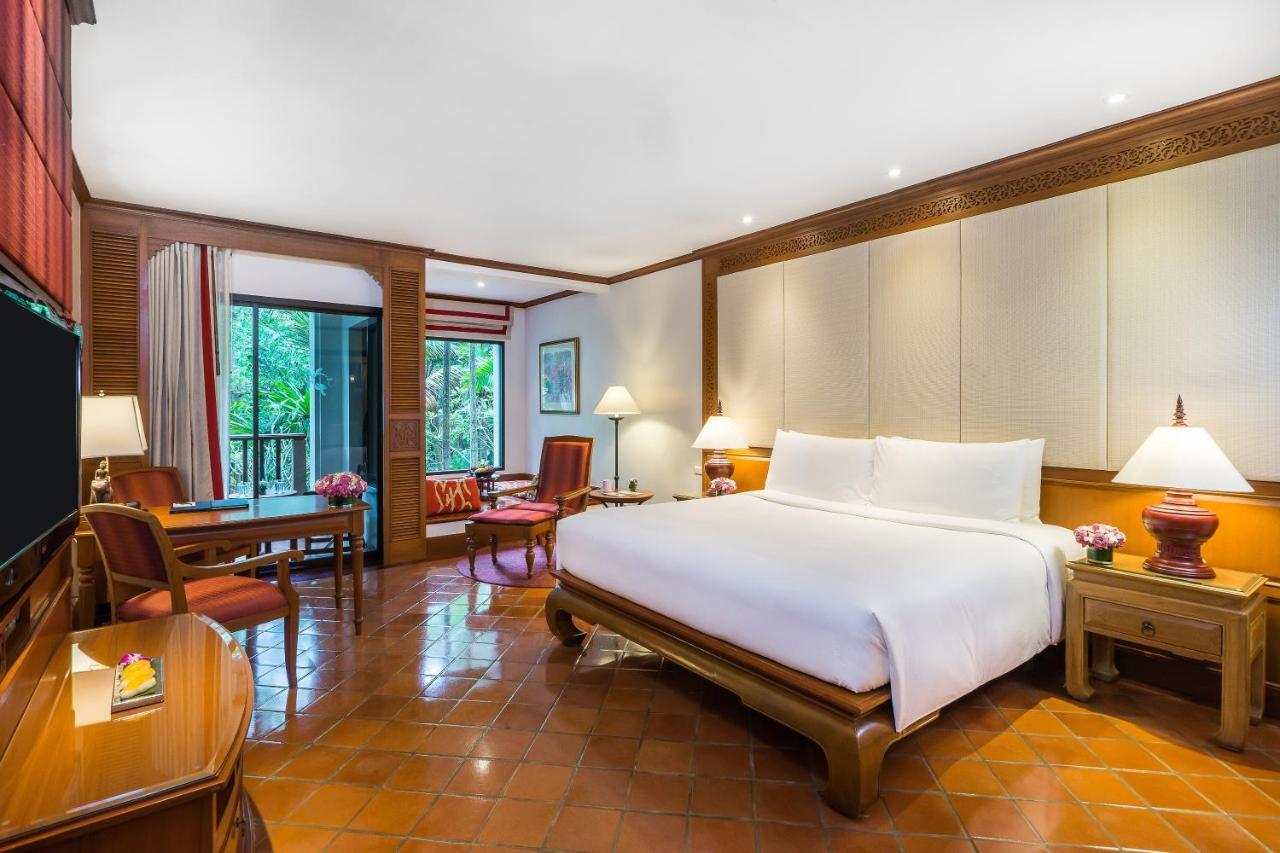 Deluxe kamer met 1 kingsize bed, tuin, uitzicht op de tuin en balkon