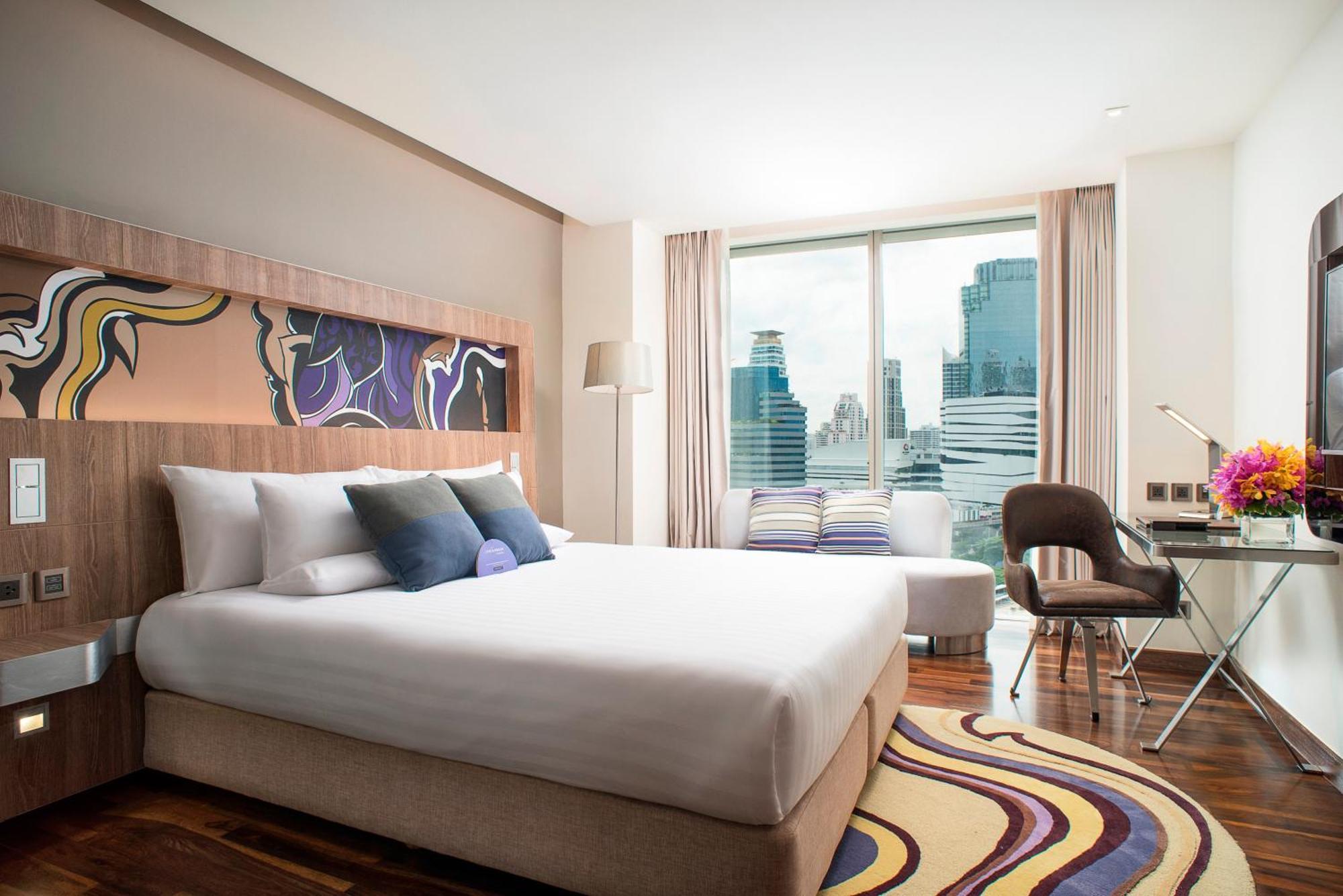 Chambre Lit King-Size Exécutive Deluxe avec Accès au Salon