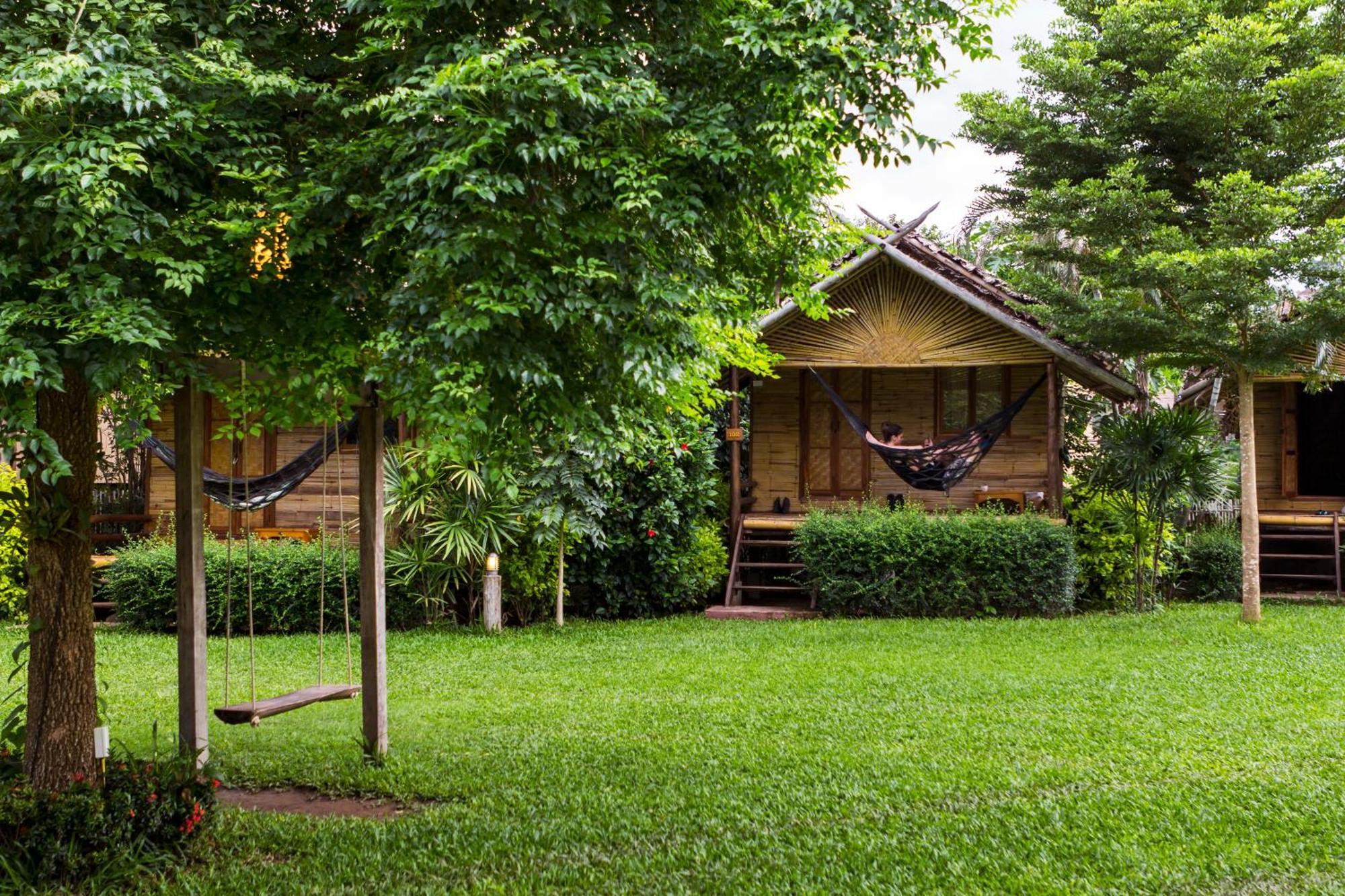 Bamboo cottage with air condition