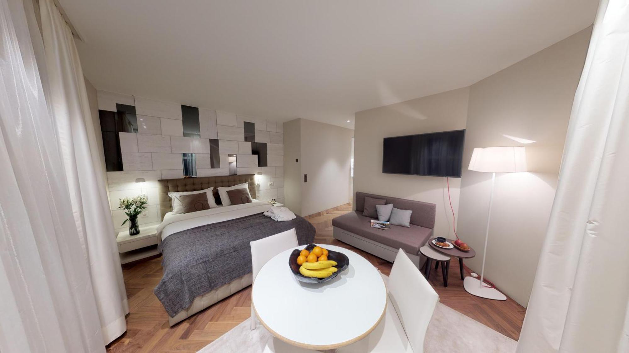Senior Studio with Balcony and Kitchenette