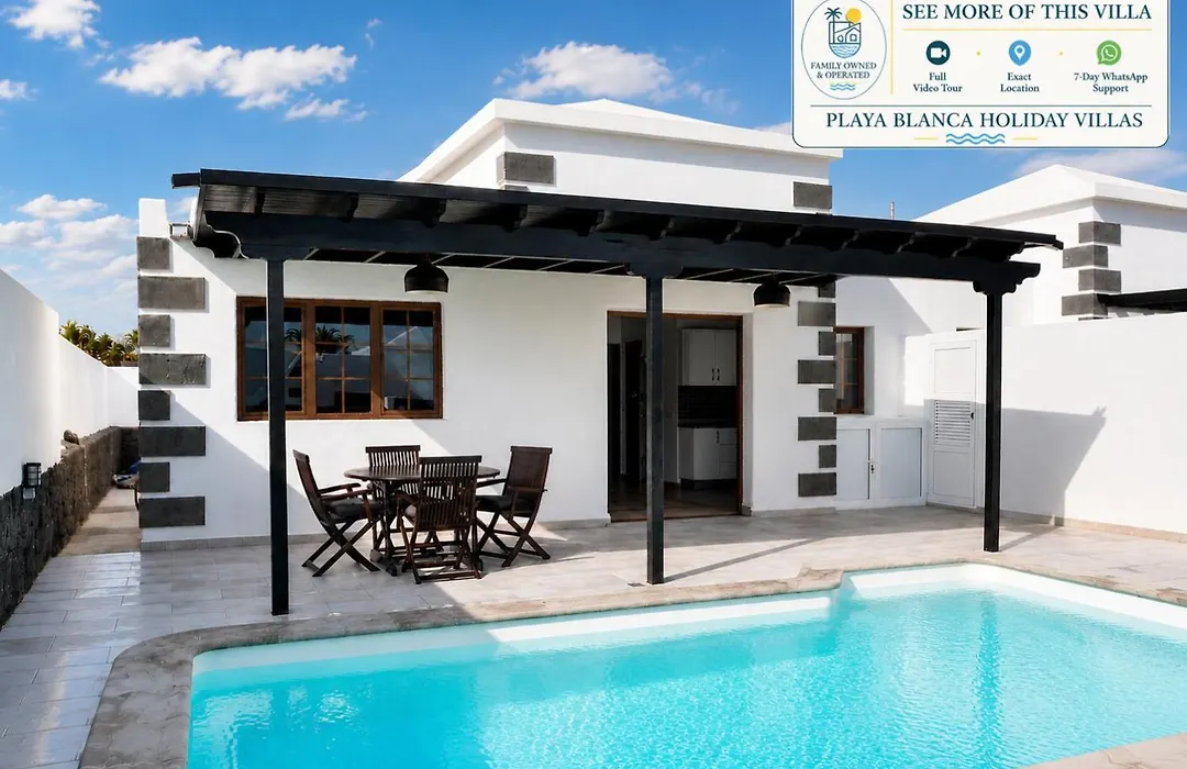 Stunning Villa Arabella - Heated Pool - Bbq - Amazing Terrace - Playa Blanca-1