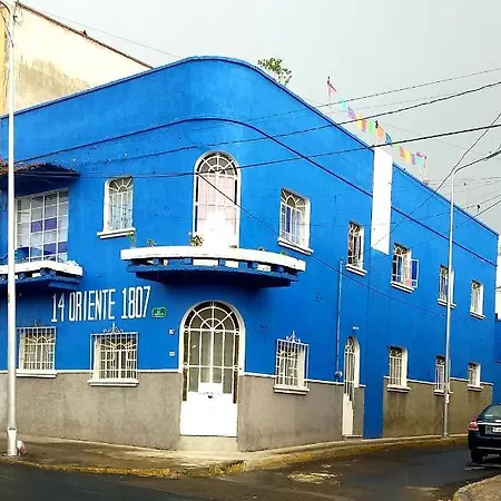 Hostal Azul Puebla Barrio El Alto-2