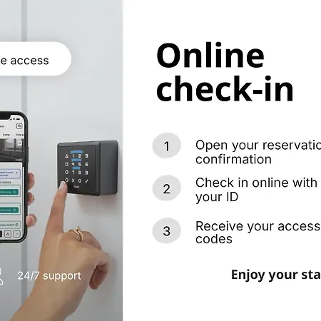 City Rooms Amsterdam Hemonystraat - Digital access-3