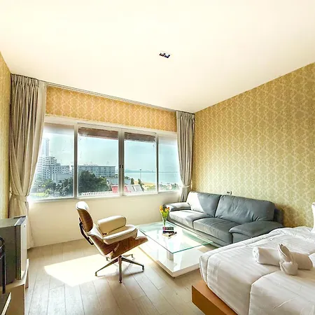 Jomtien Sands Residence - Beachfront, Relax & Amazing Seafood Dining-2