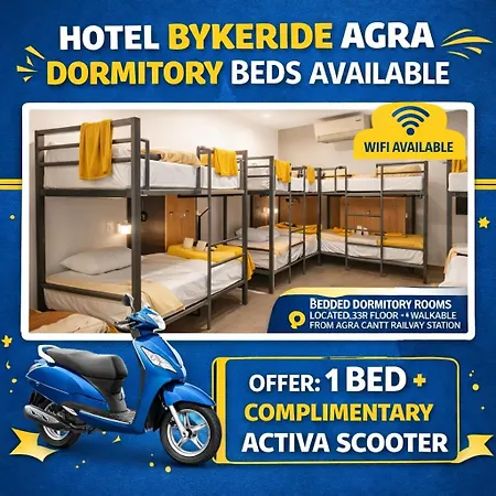 Hotel Byke Ride - Walkable From Agra Cantt Railway Station-3