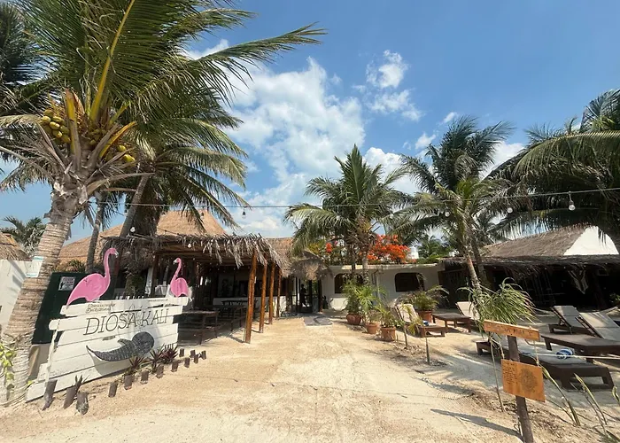 La Diosa Kali Beach Front Hotel Isola Holbox