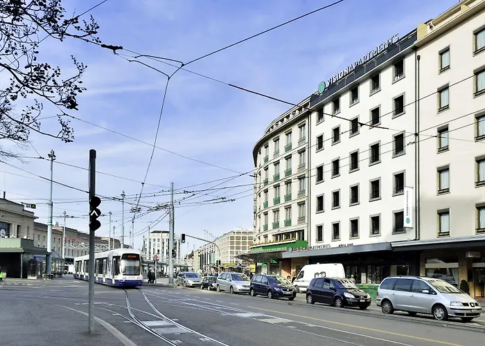 Visionapartments Place De Cornavin - Self Check-In Genf
