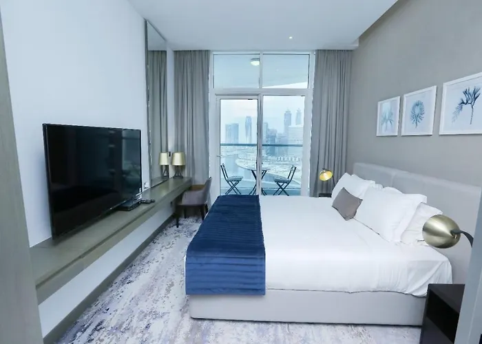 Damac Maison Prive Deluxe Studio With Water Canal View Dubaï