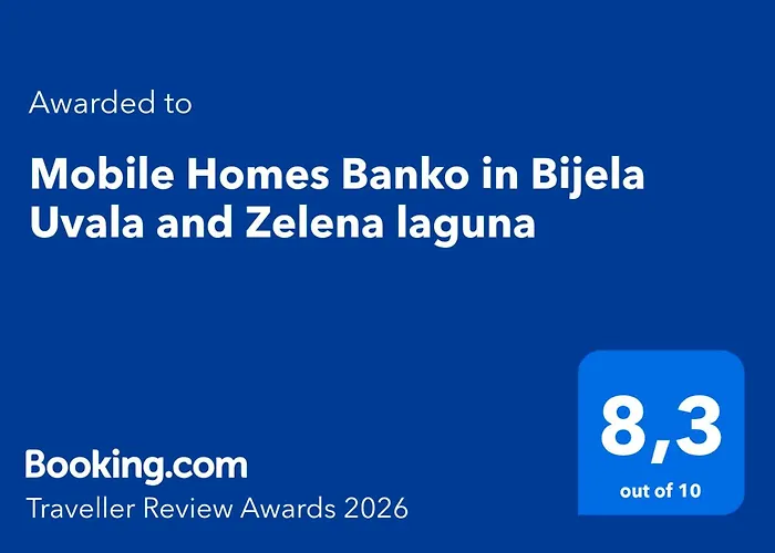Mobile Homes Banko In Bijela Uvala And Zelena Laguna Mugeba