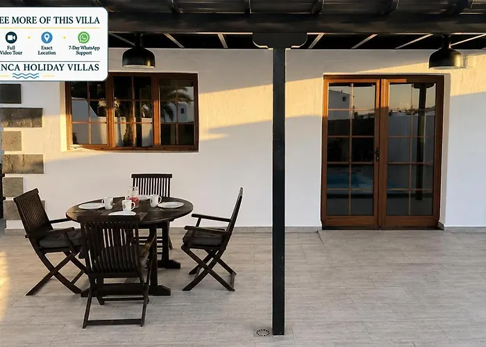Stunning Villa Arabella - Heated Pool - Bbq - Amazing Terrace - Playa Blanca