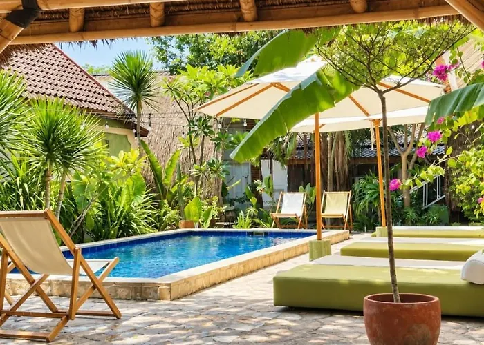 Buena Vibra Bungalows With Quiet Garden Gili Air